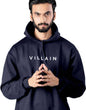 Men Full Sleeve Solid Hooded Sweatshirt