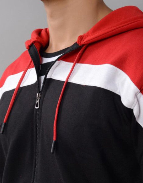 Zip-Front Hoodie with Pockets